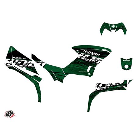 Kit Déco Quad Eraser Yamaha 450 Kodiak Noir Vert (2018-2023)