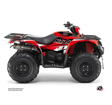 Kit Déco Quad Stage Yamaha 450 Kodiak Noir Rouge (2018-2023)
