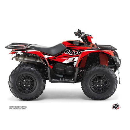 Kit Déco Quad Stage Yamaha 450 Kodiak Noir Rouge (2018-2023)