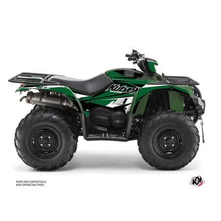 Kit Déco Quad Stage Yamaha 450 Kodiak Noir Vert (2018-2023)