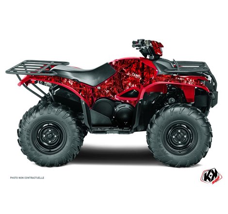 Kit Déco Quad Camo Yamaha 700-708 Kodiak Rouge (2016-2023)