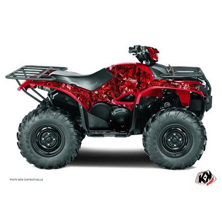 Kit Déco Quad Camo Yamaha 700-708 Kodiak Rouge (2016-2023)