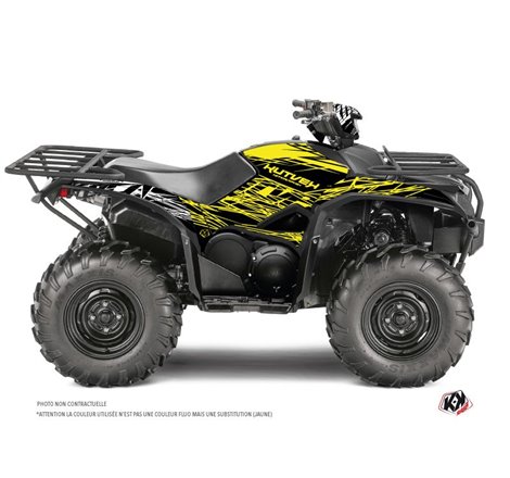 Kit Déco Quad Eraser Fluo Yamaha 700-708 Kodiak Jaune (2016-2023)