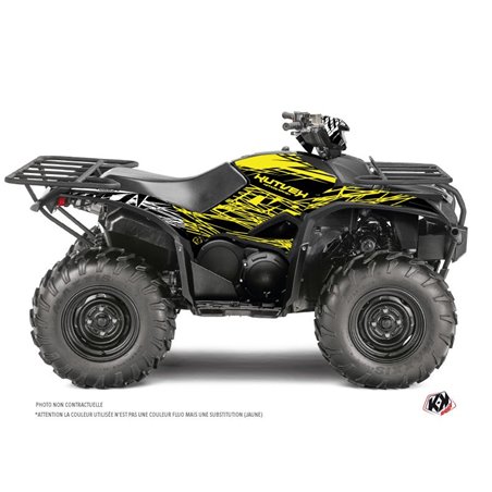 Kit Déco Quad Eraser Fluo Yamaha 700-708 Kodiak Jaune (2016-2023)
