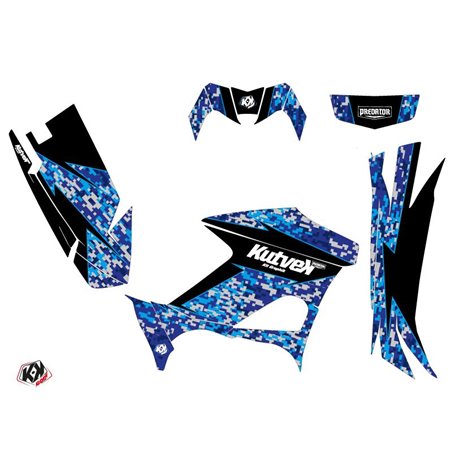 Kit Déco Quad Predator Yamaha 700-708 Kodiak Bleu (2016-2023)