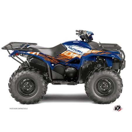 Kit Déco Quad Eraser Yamaha 700-708 Kodiak Bleu Orange (2016-2023)