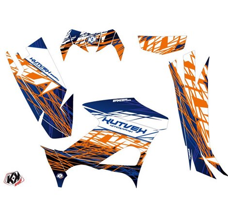 Kit Déco Quad Eraser Yamaha 700-708 Kodiak Bleu Orange (2016-2023)