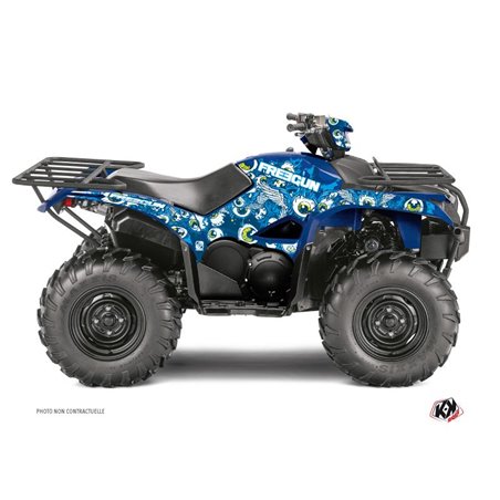 Kit Déco Quad Freegun Eyed Yamaha 700-708 Kodiak Bleu (2016-2023)