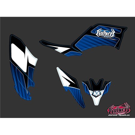 Kit Déco Quad Factory Yamaha 250 Raptor Bleu (2008-2014)