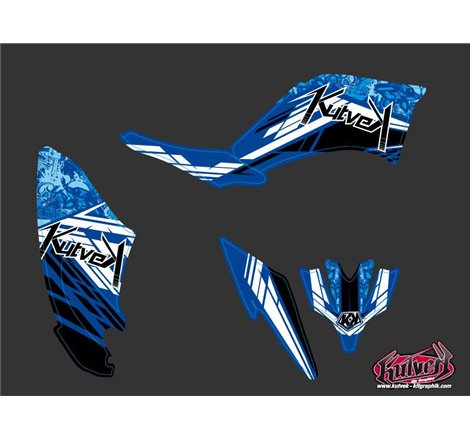 Kit Déco Quad Spirit Yamaha 250 Raptor Bleu (2008-2014)