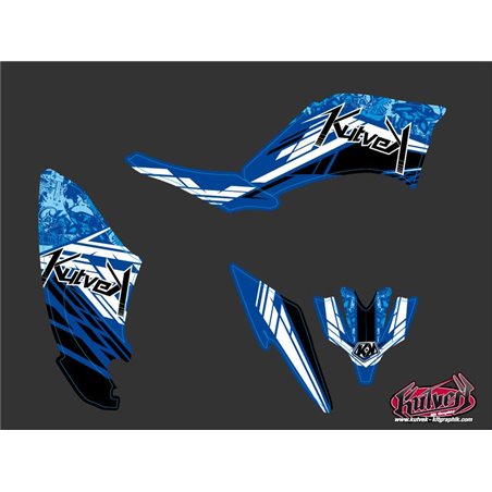 Kit Déco Quad Spirit Yamaha 250 Raptor Bleu (2008-2014)