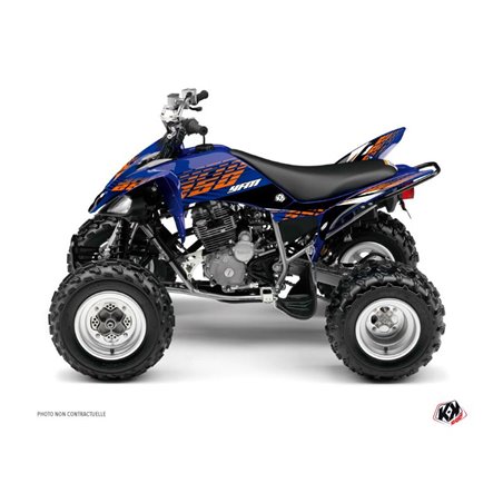 Kit Déco Quad Flow Yamaha 250 Raptor Orange (2008-2014)