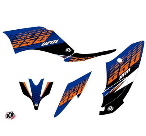 Kit Déco Quad Flow Yamaha 250 Raptor Orange (2008-2014)