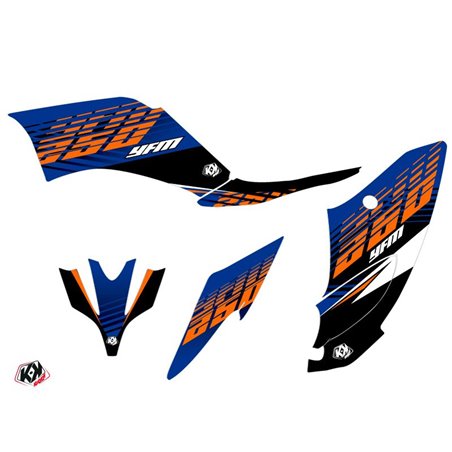 Kit Déco Quad Flow Yamaha 250 Raptor Orange (2008-2014)