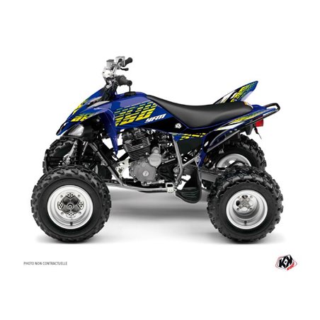 Kit Déco Quad Flow Yamaha 250 Raptor Jaune (2008-2014)