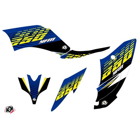 Kit Déco Quad Flow Yamaha 250 Raptor Jaune (2008-2014)