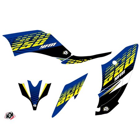 Kit Déco Quad Flow Yamaha 250 Raptor Jaune (2008-2014)