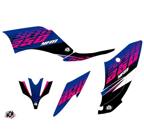 Kit Déco Quad Flow Yamaha 250 Raptor Rose (2008-2014)