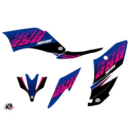 Kit Déco Quad Flow Yamaha 250 Raptor Rose (2008-2014)