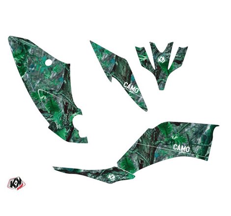 Kit Déco Quad Camo Yamaha 250 Raptor Vert (2008-2014)