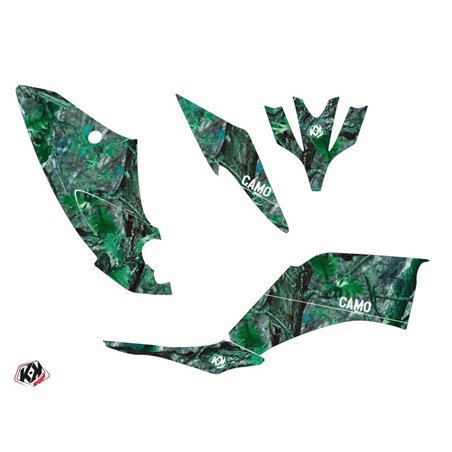Kit Déco Quad Camo Yamaha 250 Raptor Vert (2008-2014)