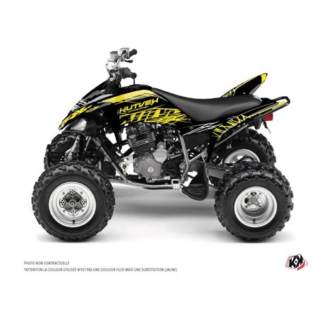 Kit Déco Quad Eraser Fluo Yamaha 250 Raptor Jaune (2008-2014)