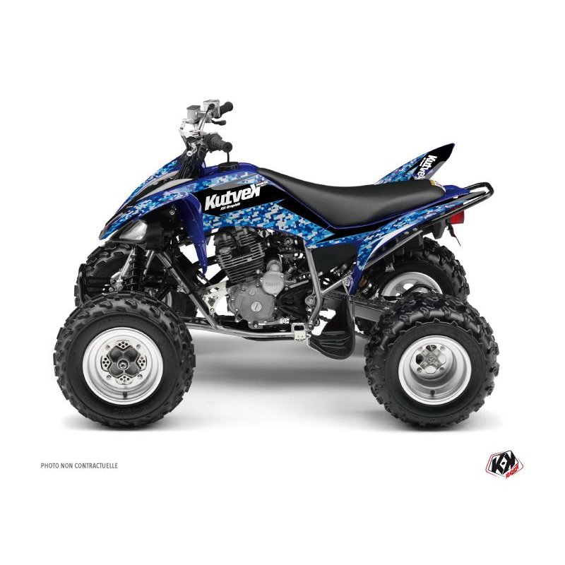 Kit Déco Quad Predator Yamaha 250 Raptor Bleu (2008-2014)
