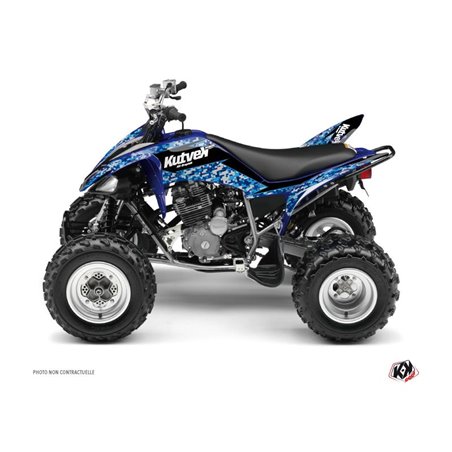 Kit Déco Quad Predator Yamaha 250 Raptor Bleu (2008-2014)