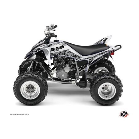 Kit Déco Quad Predator Yamaha 250 Raptor Blanc (2008-2014)
