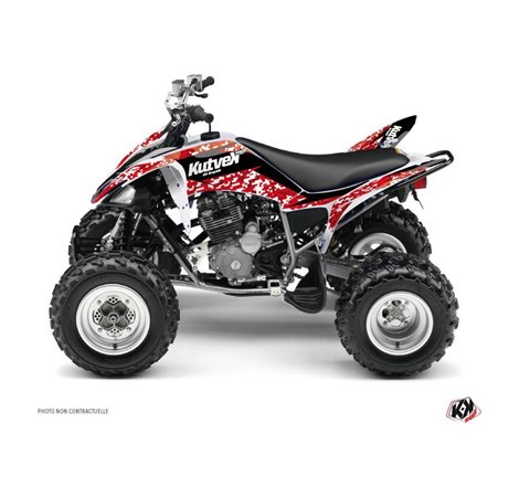 Kit Déco Quad Predator Yamaha 250 Raptor Rouge (2008-2014)