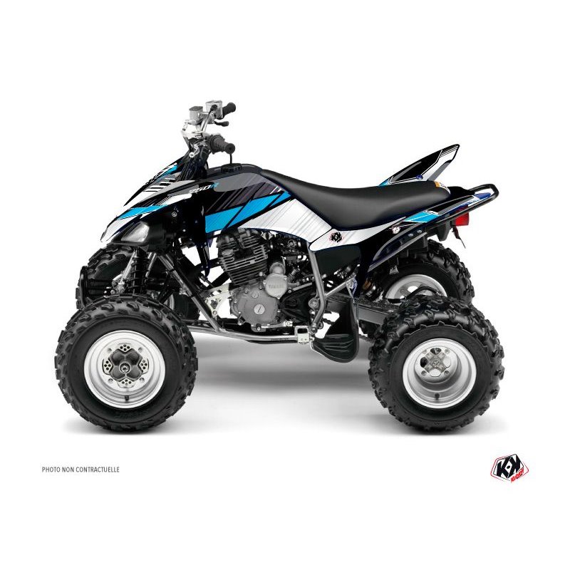 Kit Déco Quad Stripe Yamaha 250 Raptor Noir (2008-2014)