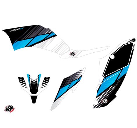 Kit Déco Quad Stripe Yamaha 250 Raptor Noir (2008-2014)