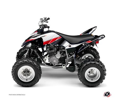 Kit Déco Quad Stripe Yamaha 250 Raptor Rouge (2008-2014)