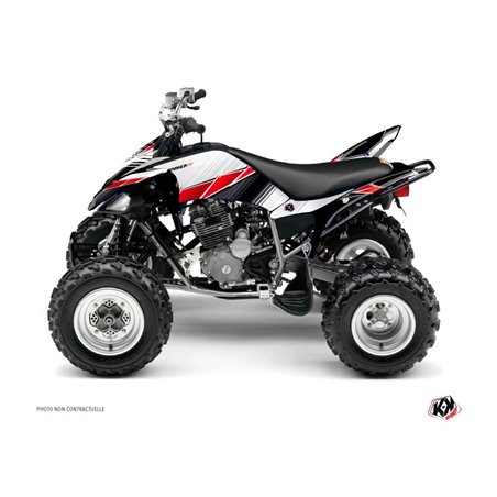 Kit Déco Quad Stripe Yamaha 250 Raptor Rouge (2008-2014)