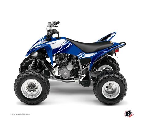 Kit Déco Quad Stripe Yamaha 250 Raptor Bleu Nuit (2008-2014)