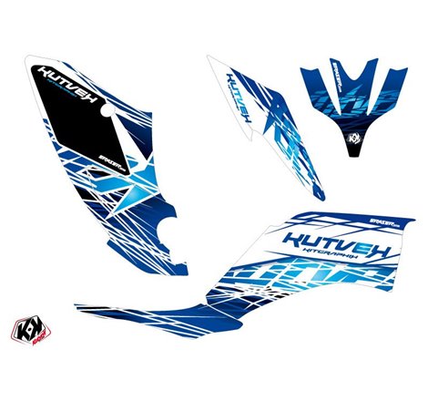 Kit Déco Quad Eraser Yamaha 250 Raptor Bleu (2008-2014)