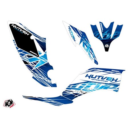 Kit Déco Quad Eraser Yamaha 250 Raptor Bleu (2008-2014)
