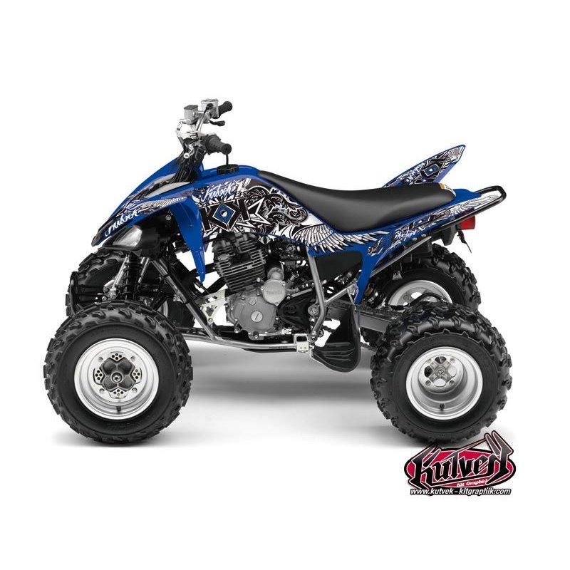 Kit Déco Quad Demon Yamaha 250 Raptor Bleu (2008-2014)