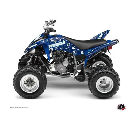 Kit Déco Quad Freegun Eyed Yamaha 250 Raptor Bleu (2008-2014)