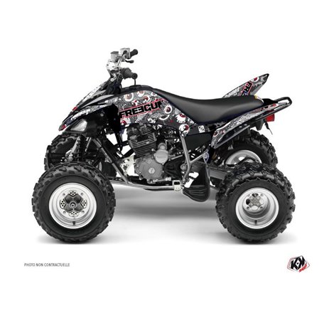 Kit Déco Quad Freegun Eyed Yamaha 250 Raptor Rouge (2008-2014)