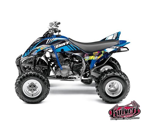 Kit Déco Quad Kenny Yamaha 350 Raptor Bleu (2005-2015)