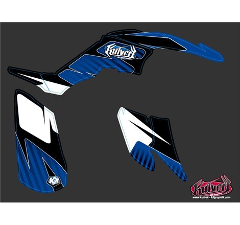Kit Déco Quad Factory Yamaha 350 Raptor Bleu (2005-2015)