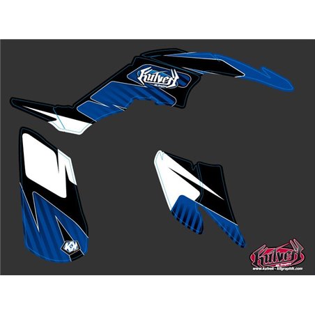 Kit Déco Quad Factory Yamaha 350 Raptor Bleu (2005-2015)