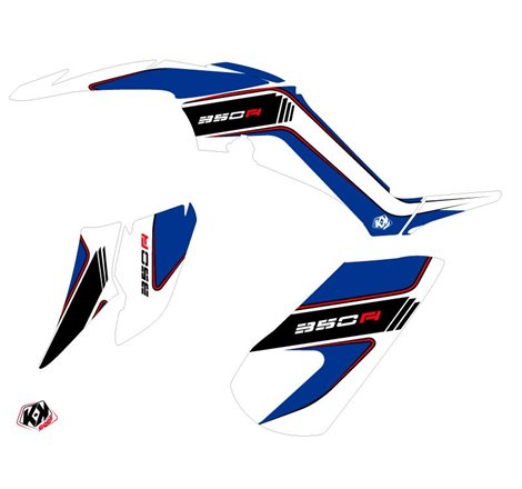 Kit Déco Quad Corporate Yamaha 350 Raptor Bleu (2005-2015)