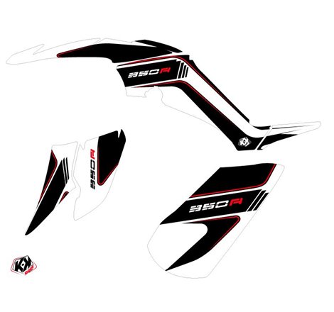Kit Déco Quad Corporate Yamaha 350 Raptor Noir (2005-2015)