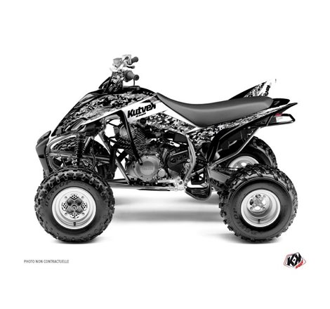 Kit Déco Quad Predator Yamaha 350 Raptor Blanc (2005-2015)