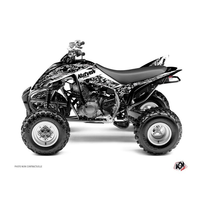 Kit Déco Quad Predator Yamaha 350 Raptor Blanc (2005-2015)