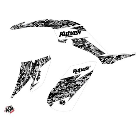 Kit Déco Quad Predator Yamaha 350 Raptor Blanc (2005-2015)
