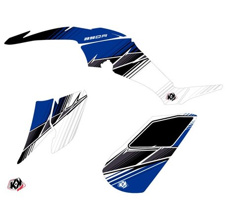 Kit Déco Quad Stripe Yamaha 350 Raptor Bleu (2005-2015)