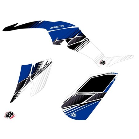 Kit Déco Quad Stripe Yamaha 350 Raptor Bleu (2005-2015)